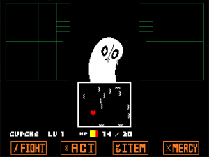 Trying to dodge ectoplasmic while cheering up a ghost... Yep, its that kind of game.